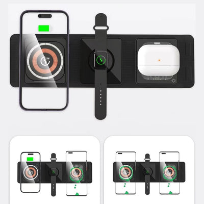 Coteci 4 in 1 Wireless Folding Charger
