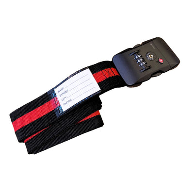 Coteci Customs Lock Buckle Luggage Strap Tag Set