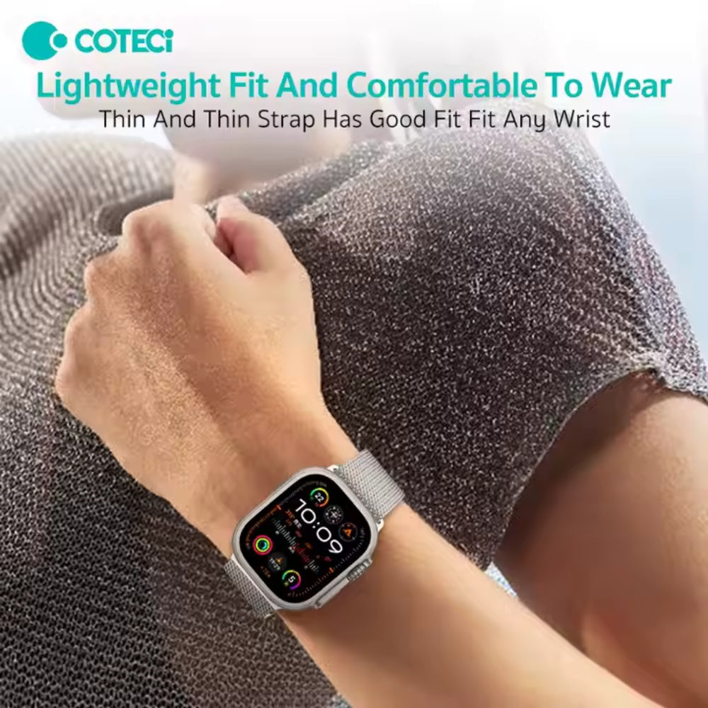 Coteci Milanese Band for Apple Watch 42 44 45 46 49mm