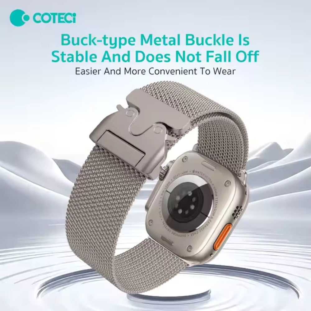 Coteci Milanese Band for Apple Watch 42 44 45 46 49mm