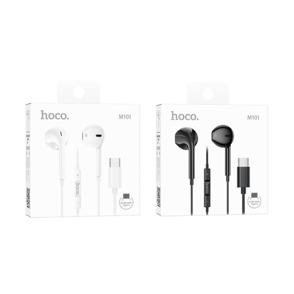 Hoco Crystal Joy Wire Earphone USB-C M101