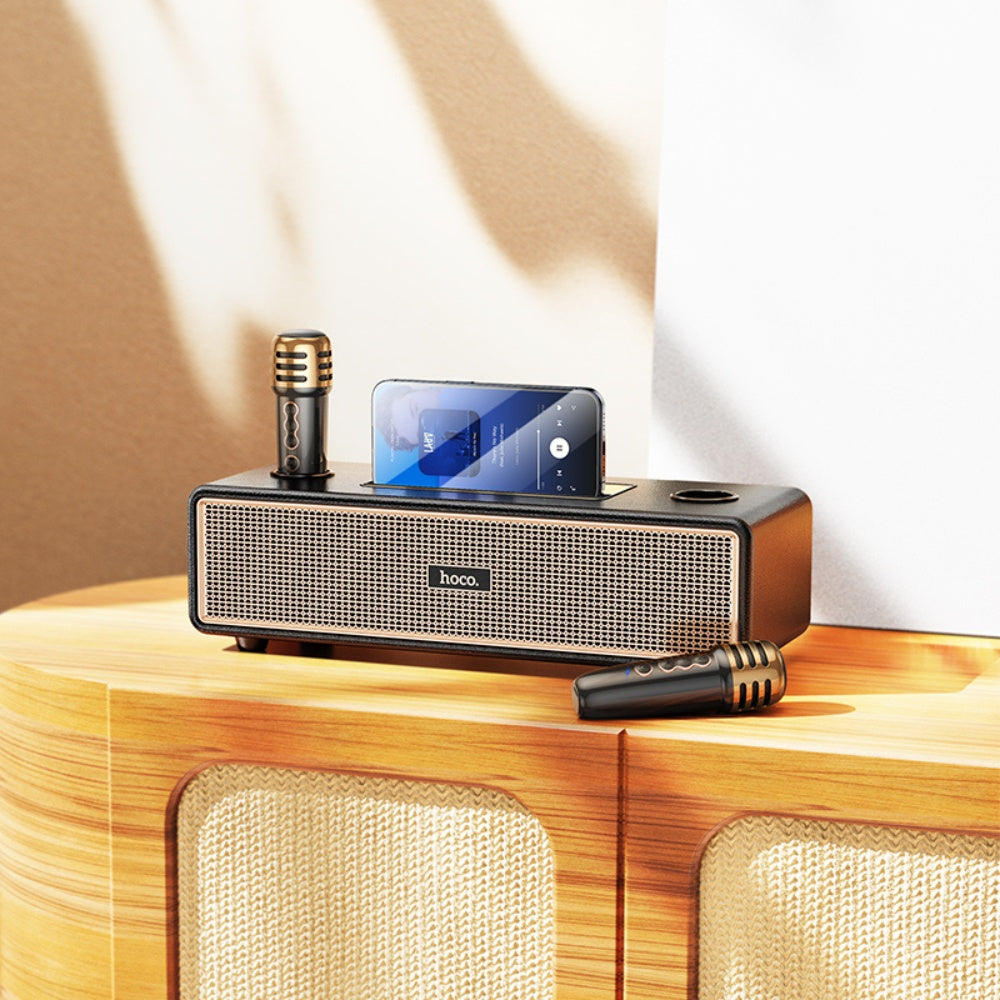 Hoco Graceful Wireless Dual-Mic Portable Karaoke Speaker BS63