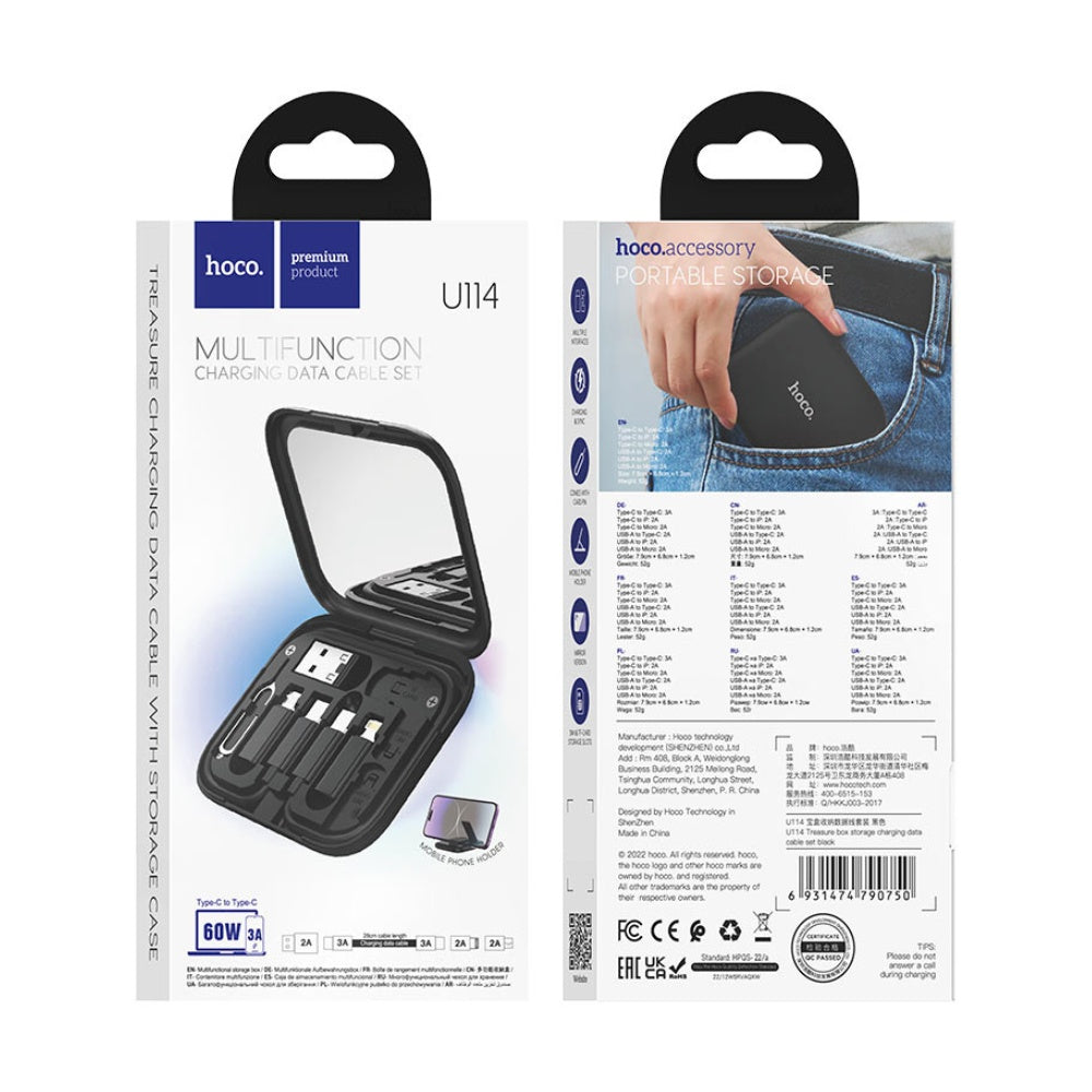 Hoco Multifunction Charging Data Cable Set 60W U114