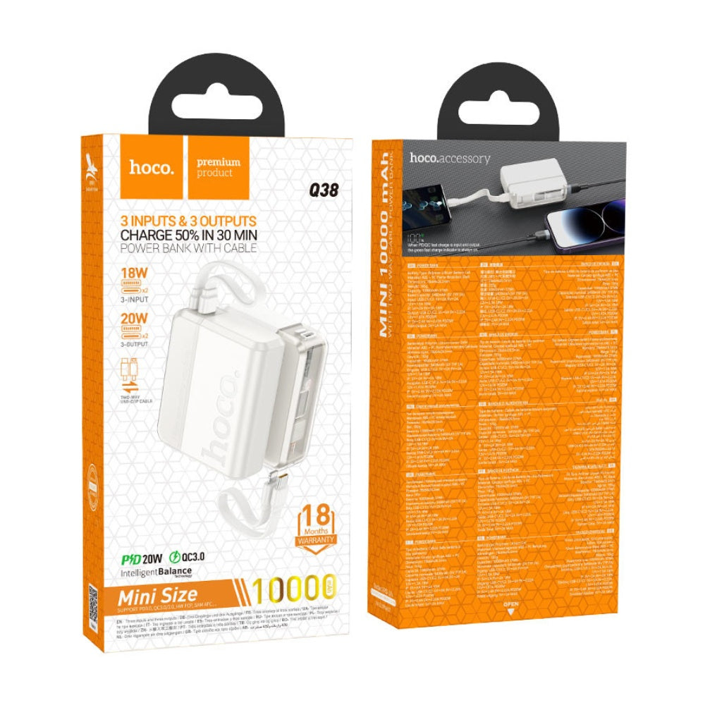 Hoco PD20W 10000mAh Power Bank Q38