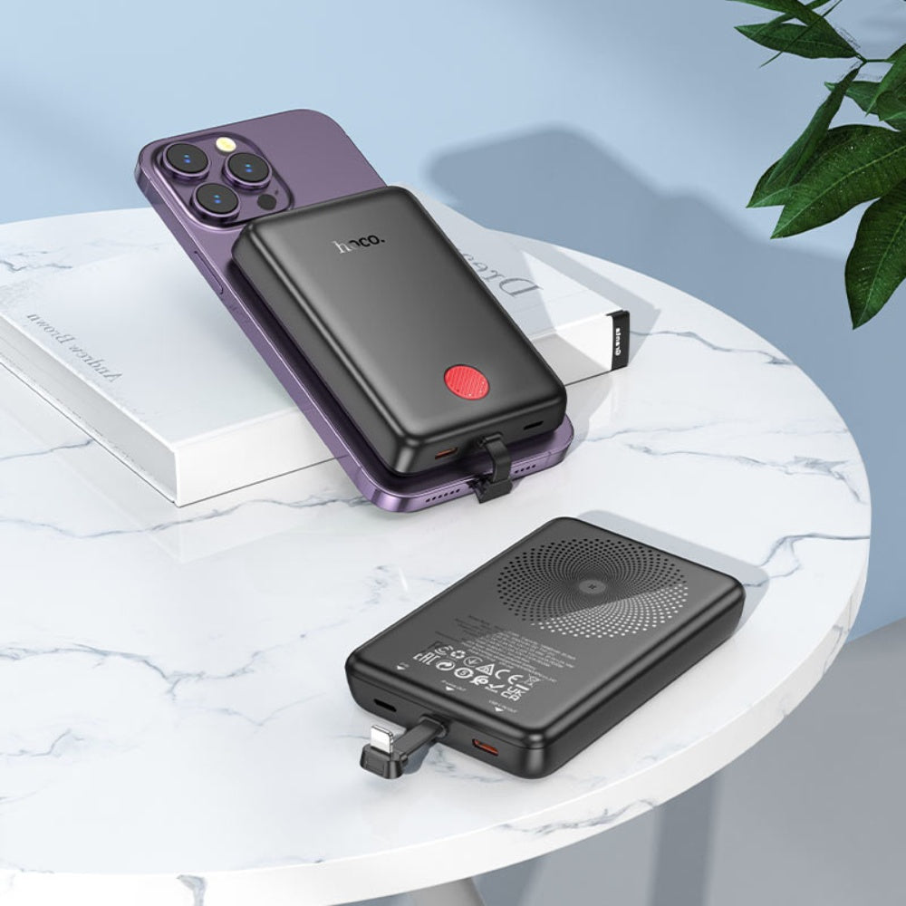 Hoco Power Bank PD20W 10000mAh with Lightning Cable J133A
