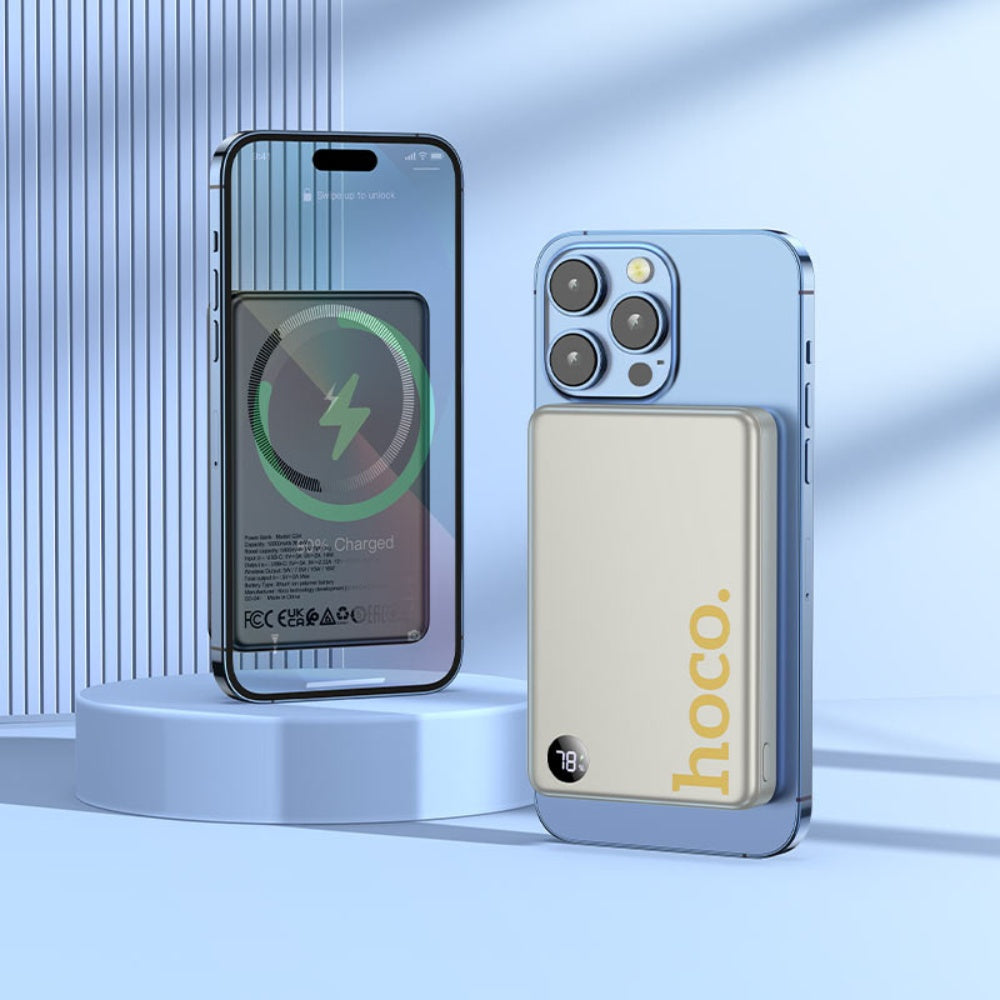 Hoco Power Bank PD20W Wireless Charging 10000mAh