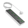 Hoco Power Strip 5 Sockets With USB Outputs AC13A