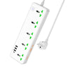 Hoco Power Strip 5 Sockets With USB Outputs AC13A