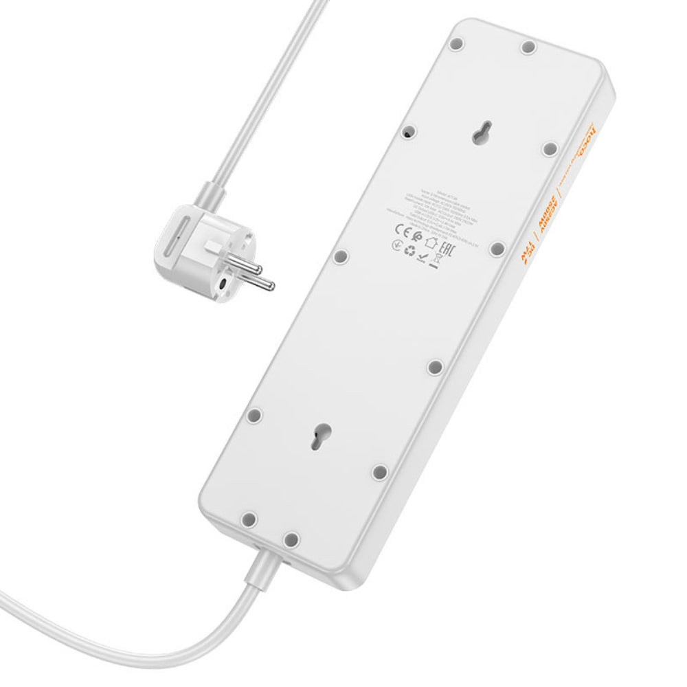 Hoco Power Strip 5 Sockets With USB Outputs AC13A