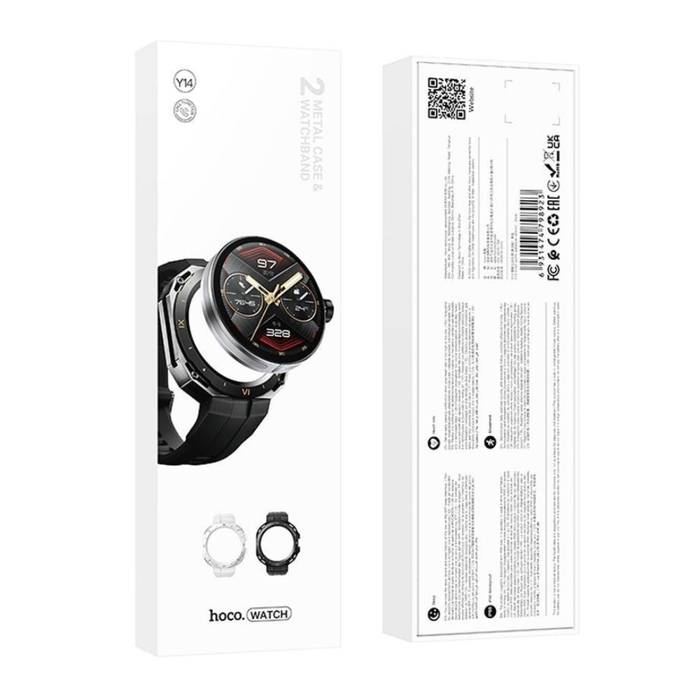 Hoco Sports Smartwatch with 2 Meta Strap Case