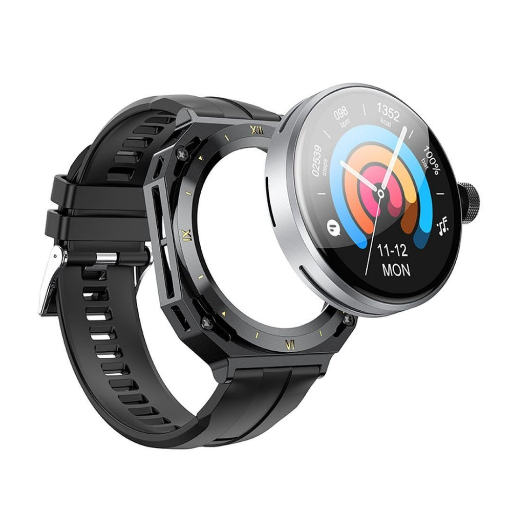 Hoco Sports Smartwatch with 2 Meta Strap Case