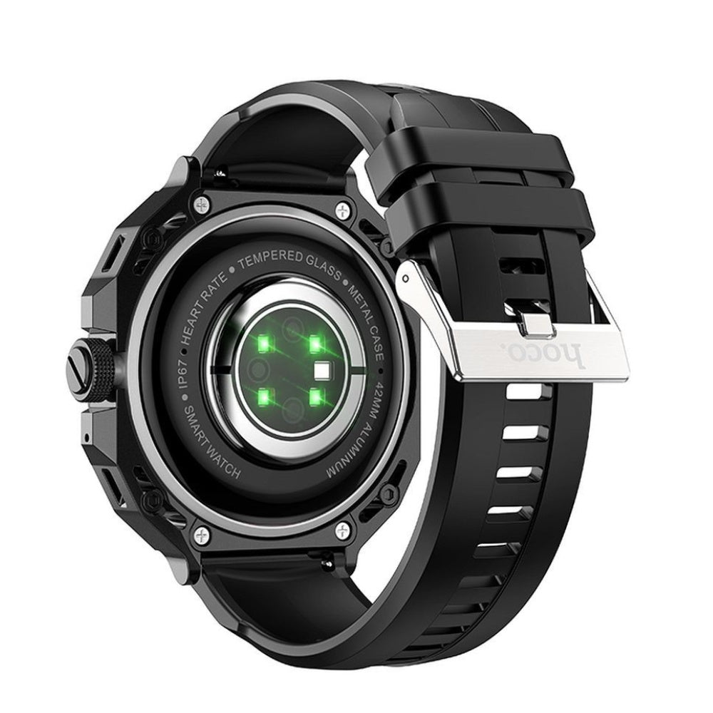 Hoco Sports Smartwatch with 2 Meta Strap Case