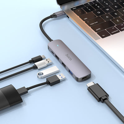Hoco USB-C 5-in-1 Hub 60W HB27