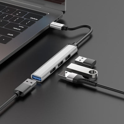 Hoco USB Hub 4 in 1 USB-C to USB-A HB26
