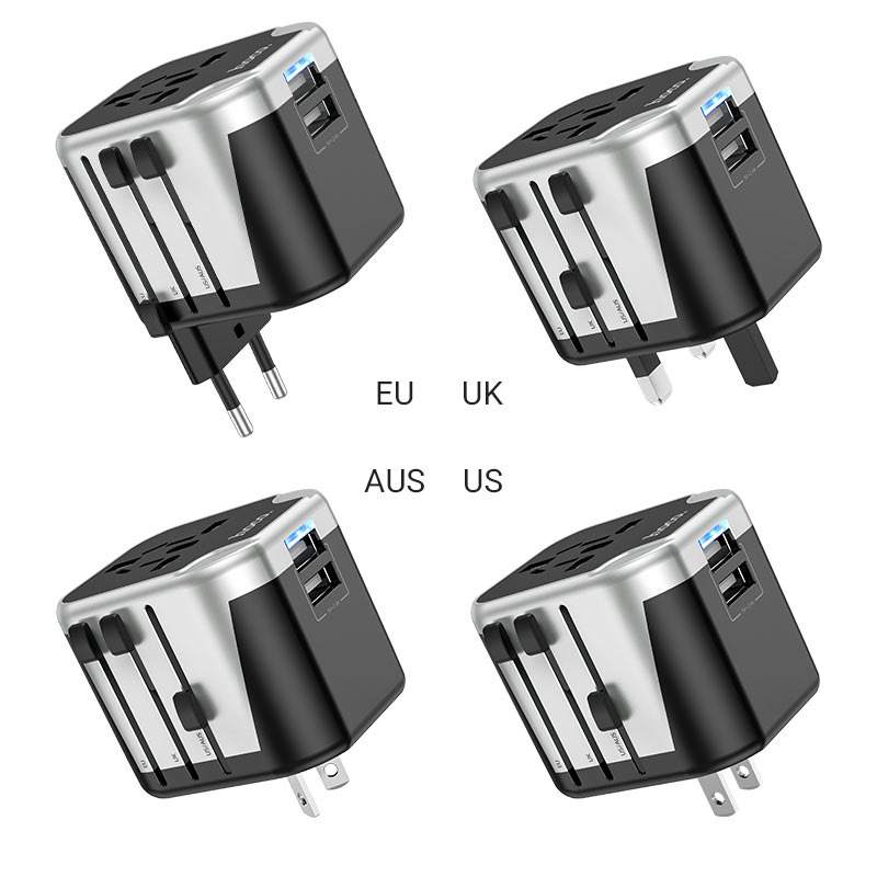 Hoco Wall Charger with Plug Converter AC5