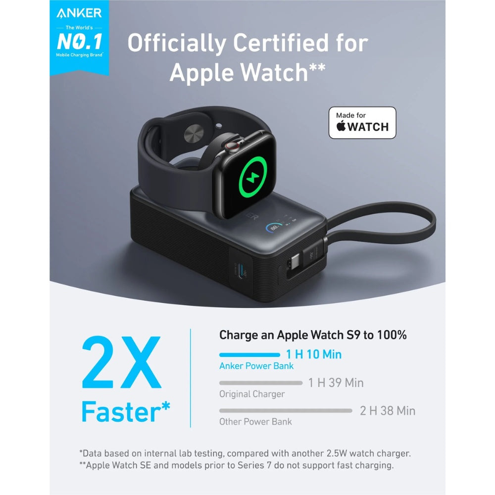 Anker MagGo Power Bank 10K 35W For Apple Watch
