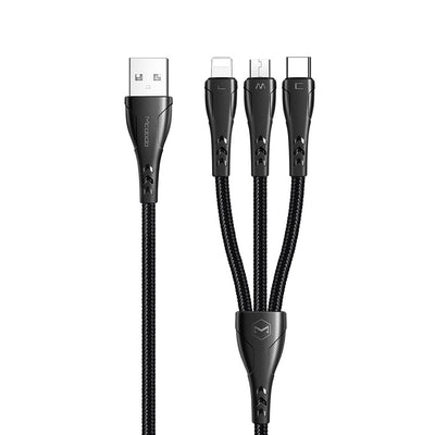 Mcdodo Lightning Type-C Micro USB 3 in 1 Cable 1.2m CA-696
