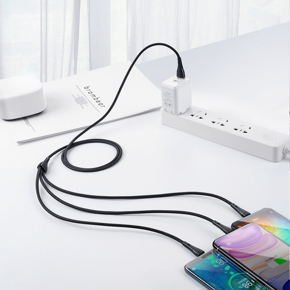 Mcdodo Lightning Type-C Micro USB 3 in 1 Cable 1.2m CA-696