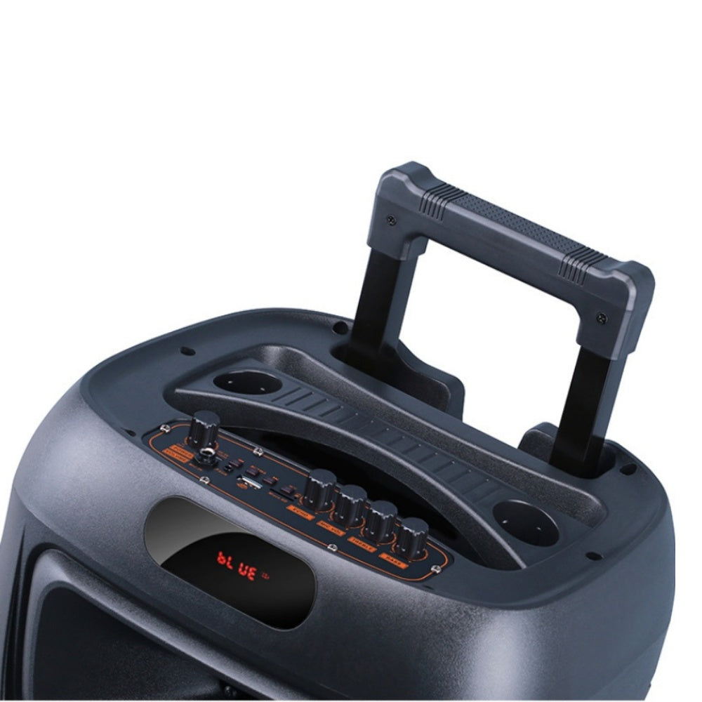 Portable 12-inch Karaoke Trolley Party Speaker