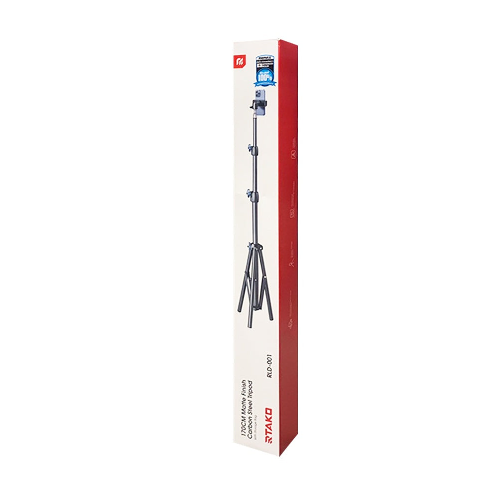 Rtako Matte Carbon Steel Tripod 1.7m RLD-001