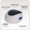 U-Shaped Pillow Neck and Shoulder Massager Blue