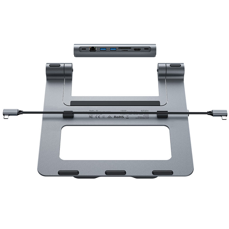 AceFast Multifunctional Laptop Stand with Hub E5 Plus image 5