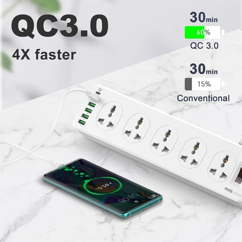 Ldnio 10 AC Outlets Universal Power Strip SC10610 image 6
