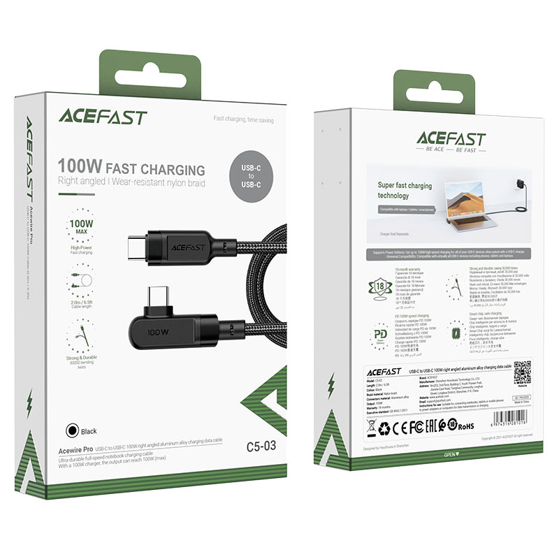 AceFast AceWire Pro 100W Charging Data Cable C5-03 image 3