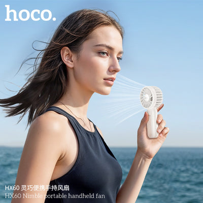 Hoco HX60 Nimble Portable Rechargeable Fan image 1