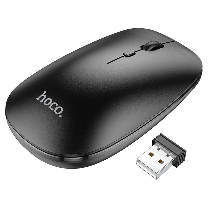Hoco Wireless Bluetooth mouse GM15 - Black image