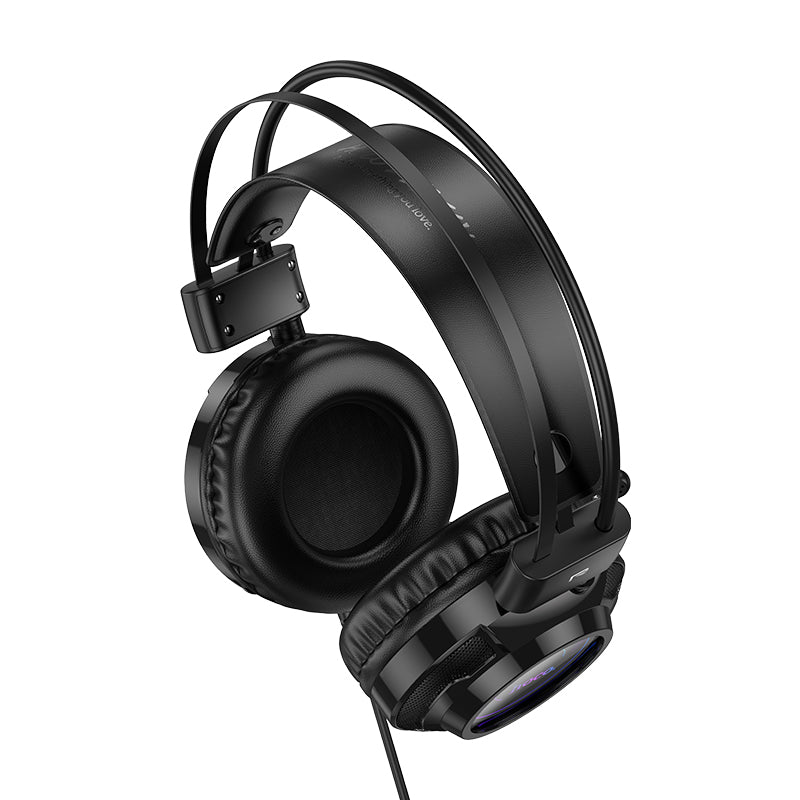 Hoco Wired RGB Gaming Headphones W110 image 1