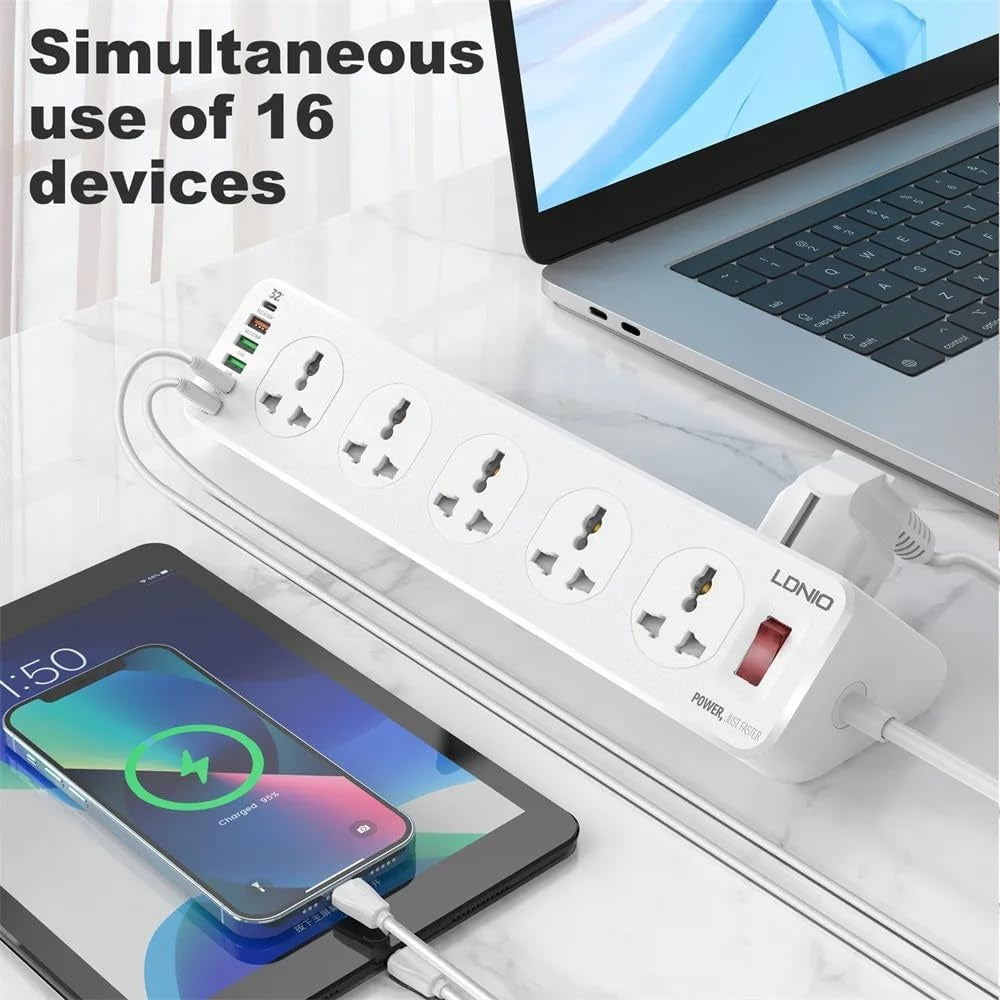 Ldnio 10 AC Outlets Universal Power Strip SC10610 image 2