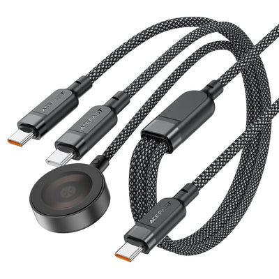 AceFast Acewire Pro USB-C 3 in 1 100W Charging Data Cable C6-11 image 0