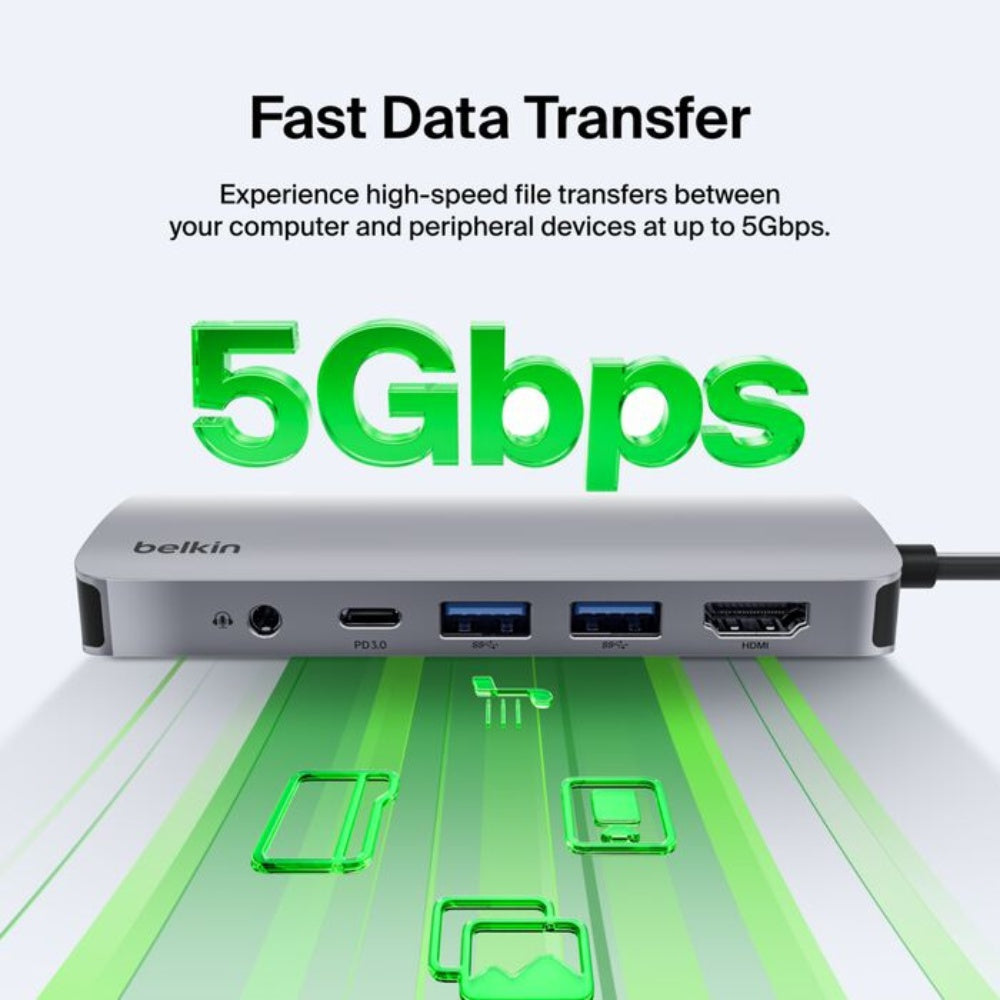 Belkin USB-C 7-in-1 Multiport Adapter image 4