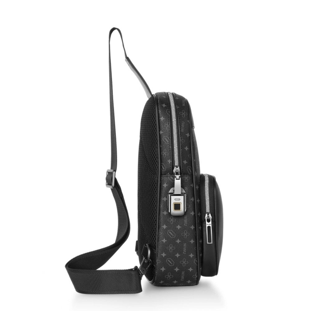 WiWu Anti-Theft Fingerprint Lock Crossbody Bag image 2
