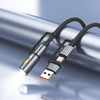 Hoco All in One Charging Cable USB-C with Led Light U138 image 1