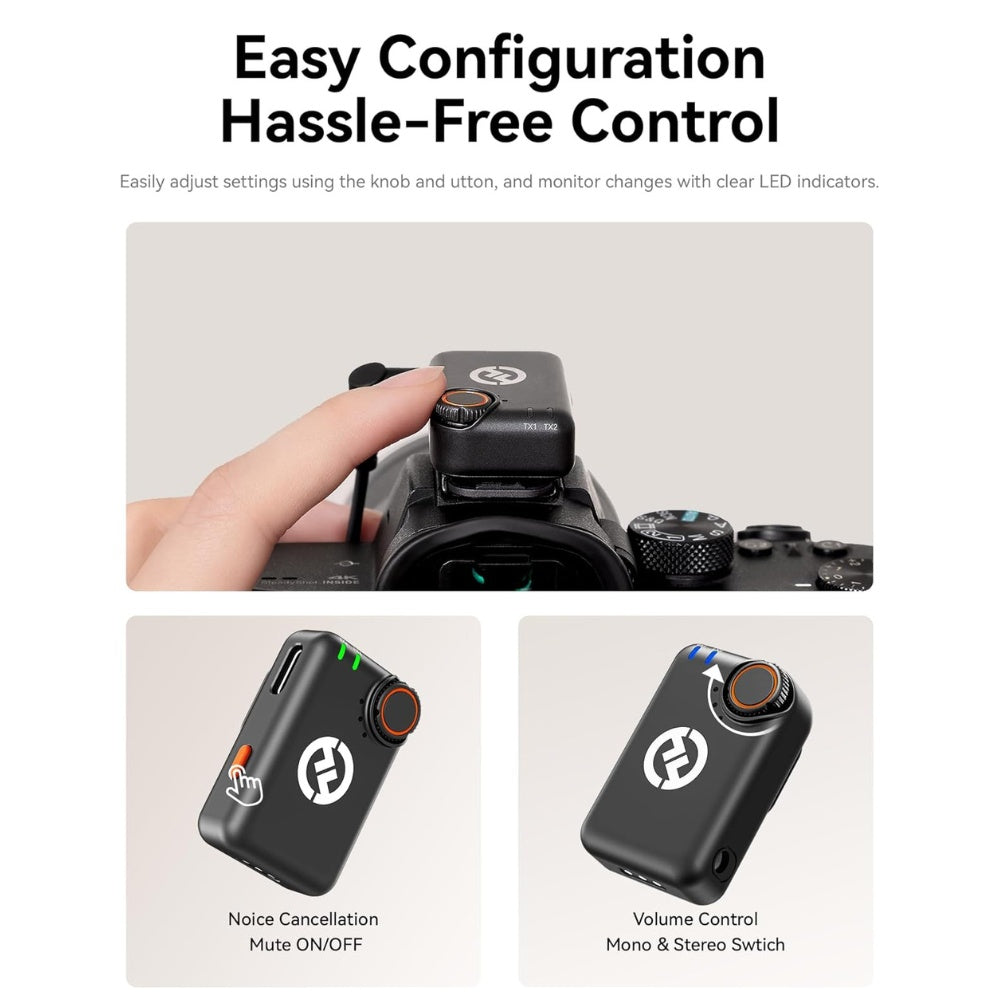Hollyland Lark M2S Ultimate Combo - Wireless Lavalier Microphone image 6