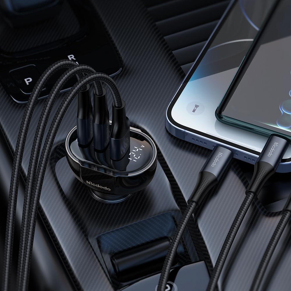 Mcdodo PD 128W Car Charger 2C1U 3-Port image 2
