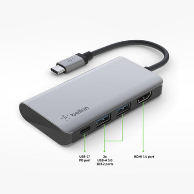 Belkin USB-C 4-in-1 Multiport Adapter image 1