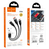 Hoco 3 in 1 Fast Charging Cable U104 image 3