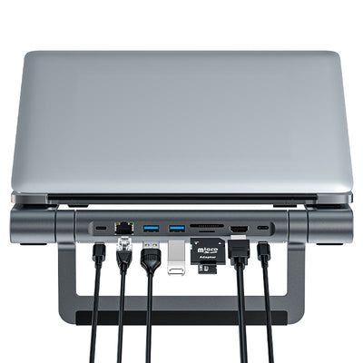 AceFast Multifunctional Laptop Stand with Hub E5 Plus image 1
