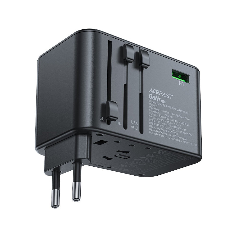 AceFast PWRup PD75W GaN Multifunctional Charging Adapter Z1 image 1