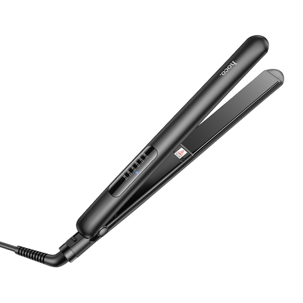 Hoco Hair Straightener for Straight and Curly Hair HP40 - Black image