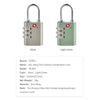 Coteci Zinc Alloy TSA Lock 3 Digit Combination Code Lock image 7