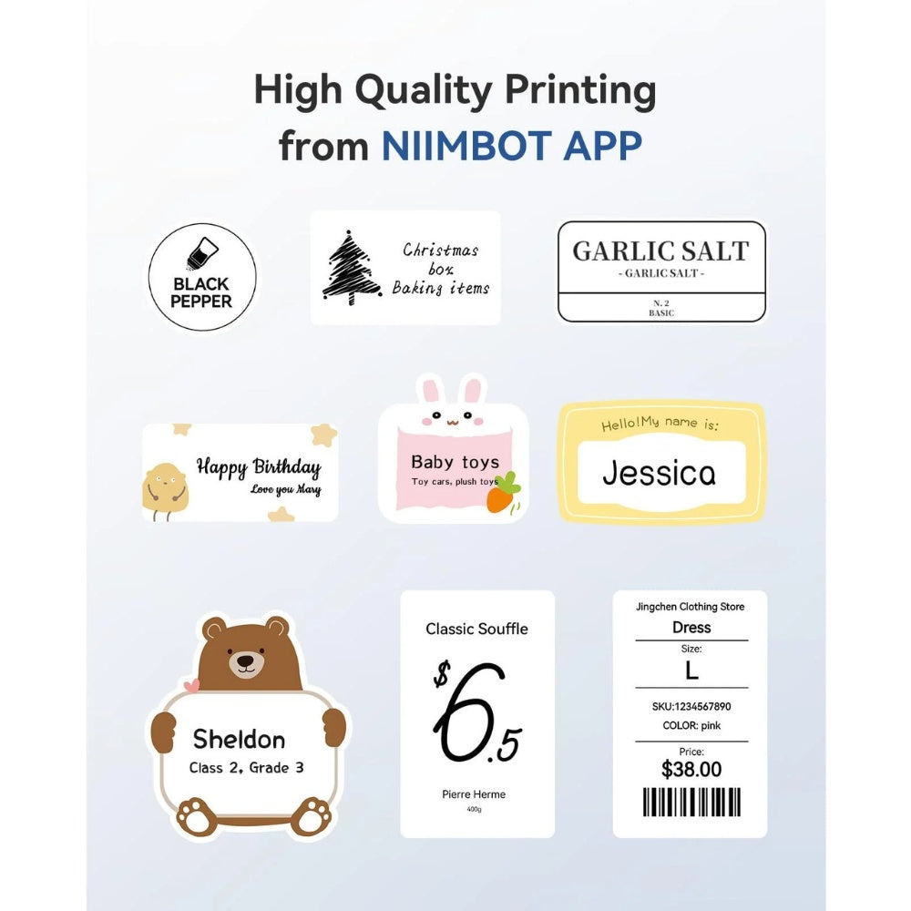 NIIMBOT B1 Label Maker Machine Thermal printing with Tape image 5