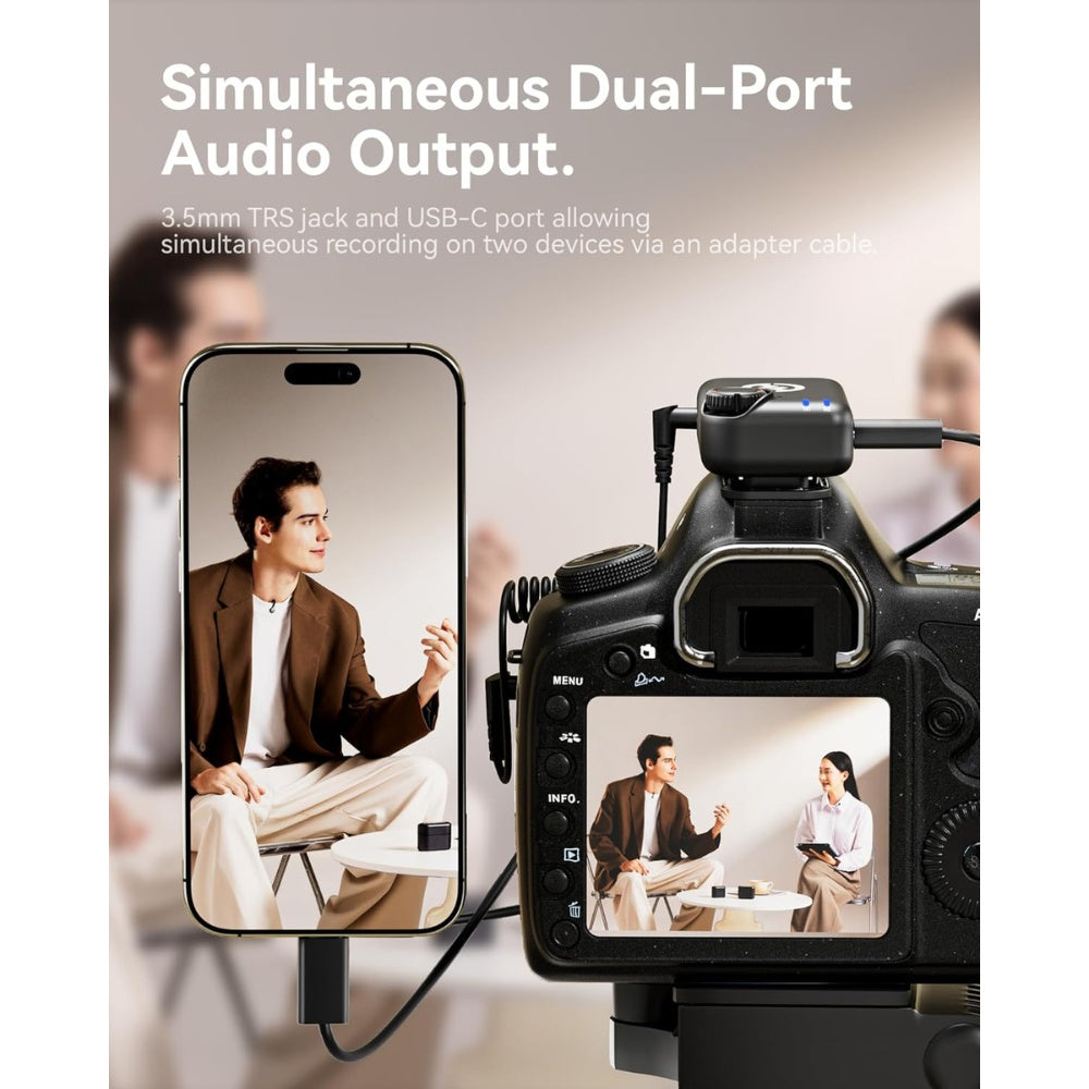 Hollyland Lark M2S Ultimate Combo - Wireless Lavalier Microphone image 7