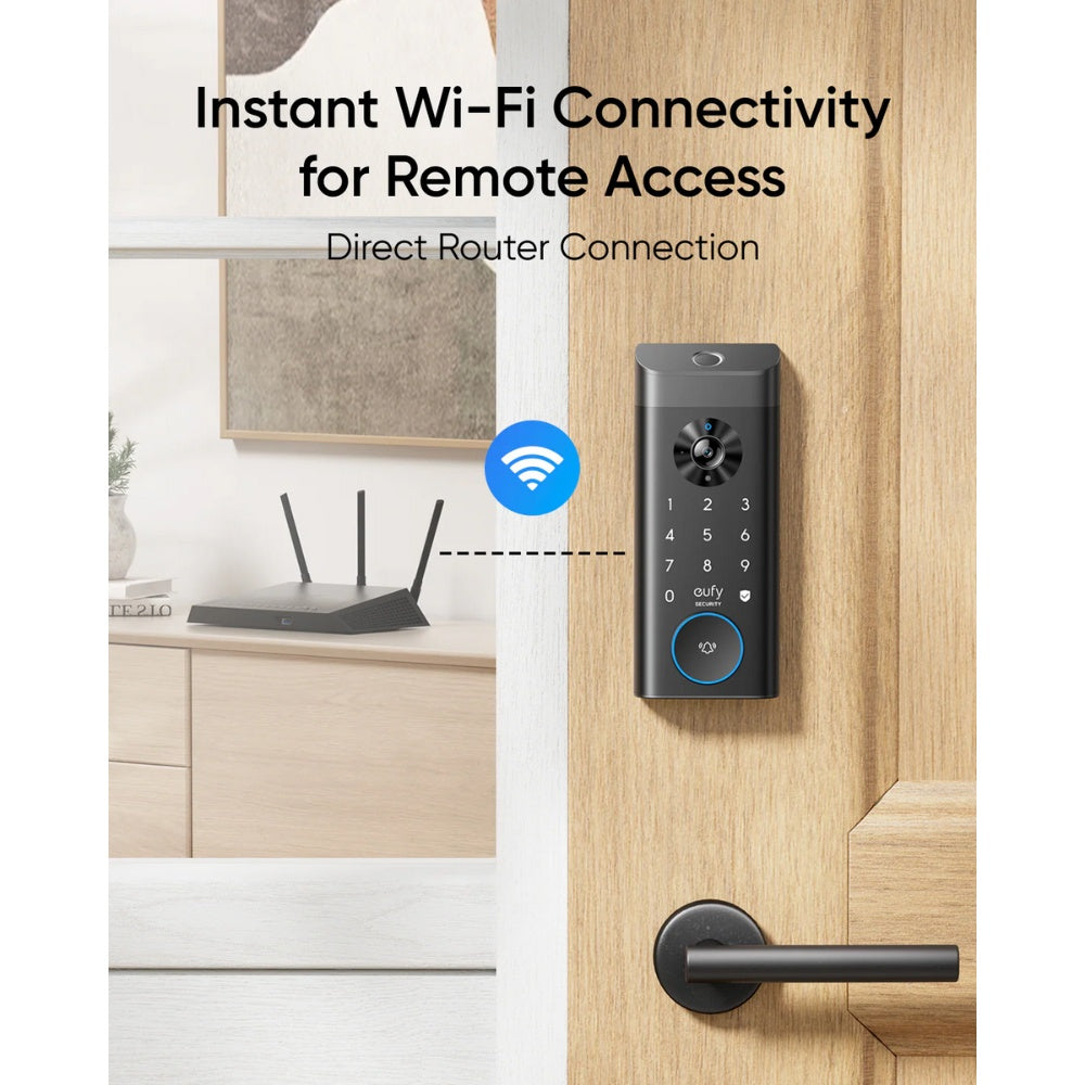 eufy Video Smart Wifi Door Lock Doorbell Camera E330