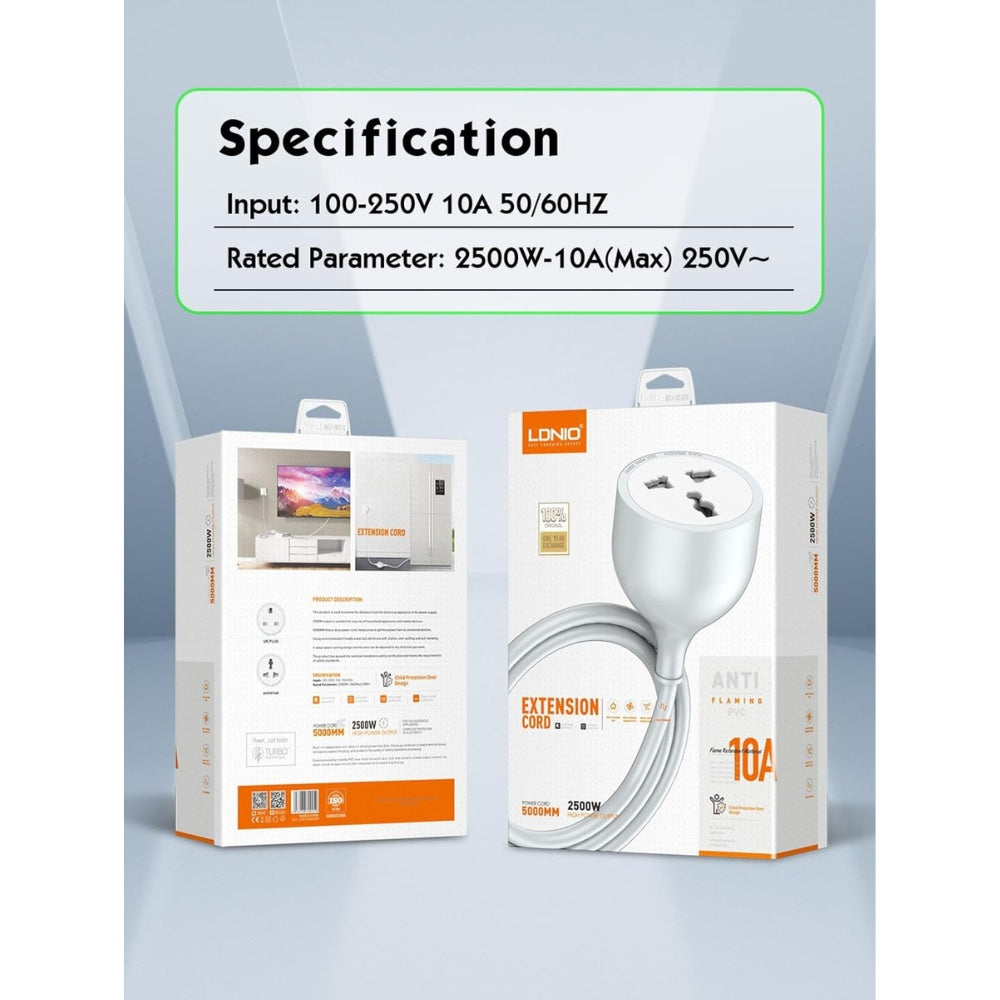 Ldnio AC Outlet Extension Power Socket SC1017 image 5