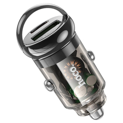 Hoco Dual Port Car Charger 30W Z53A image 0