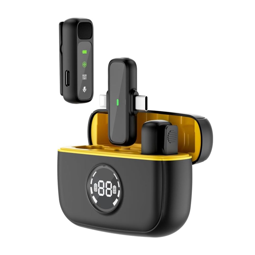 WiWU Duo Wireless Mini Microphone (USB-C and Lightning) image 0